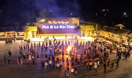 Phố đi bộ Mộc Châu