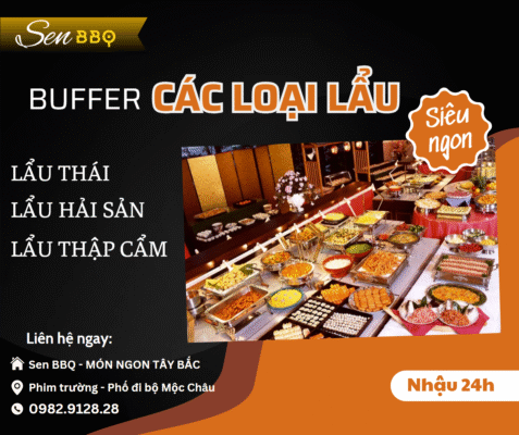 sen bbq nhà hàng ngon mộc châu